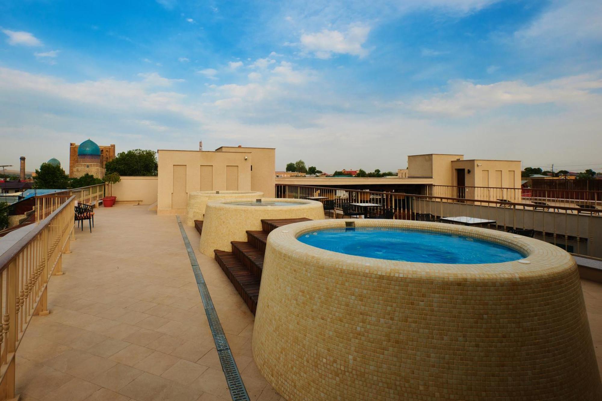 Kosh Havuz Boutique Hotel 撒马尔罕 外观 照片